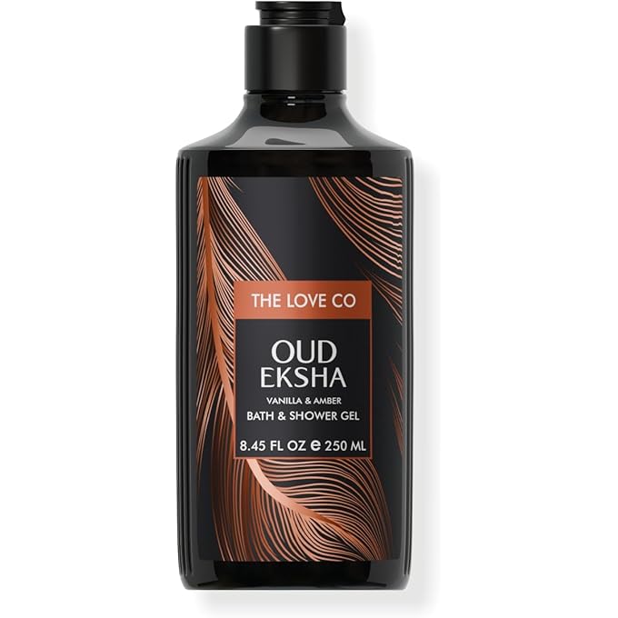 غسول الجسم من شركة لوف كو. أود إكشا | غسول جسم فاخر بحجم 250 مل | 100٪ نباتي وعضوي | منظف مرطب وعطري عميق للرجال والنساء - الجمال الفاخر - منتجات العناية بالبشرة للجسم